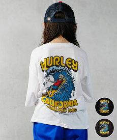 Hurley ハーレー BOYS OVERSIZE BIG WAVE SHORT SLEEVE TEE ボーイズ オーバーサイズ ビッグウェーブ ショートスリーブティー キッズ 半袖 Tシャツ BOYS T-Shirts CASUAL BSS2431006