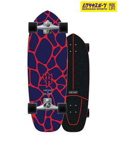 CARVER カーバー ロング スケートボード LANDスケート 31.0inch CX KAI LENNY LAVA