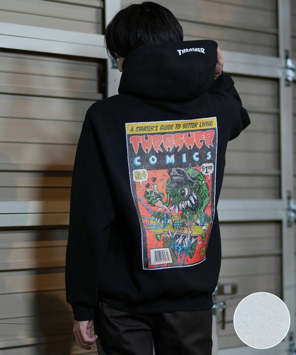 楽天市場】THRASHER スラッシャー パーカー メンズ THRASHERコミックPT  