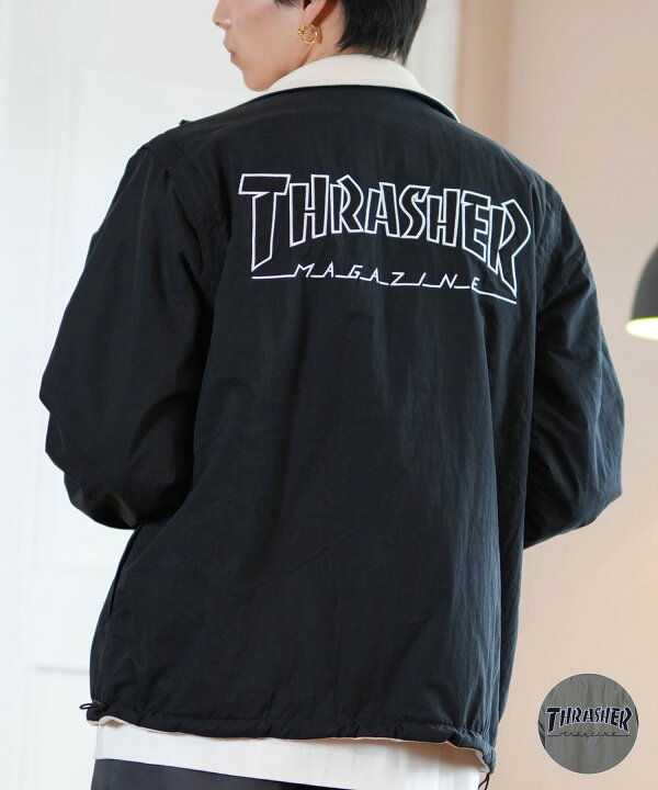 楽天市場】THRASHER スラッシャー アウター メンズ 4WAY ジャケット 