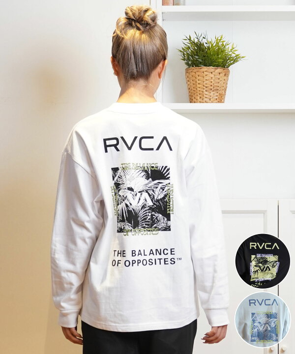 楽天市場】RVCA ルーカ 長袖 Tシャツ レディース バックプリント ロンT 