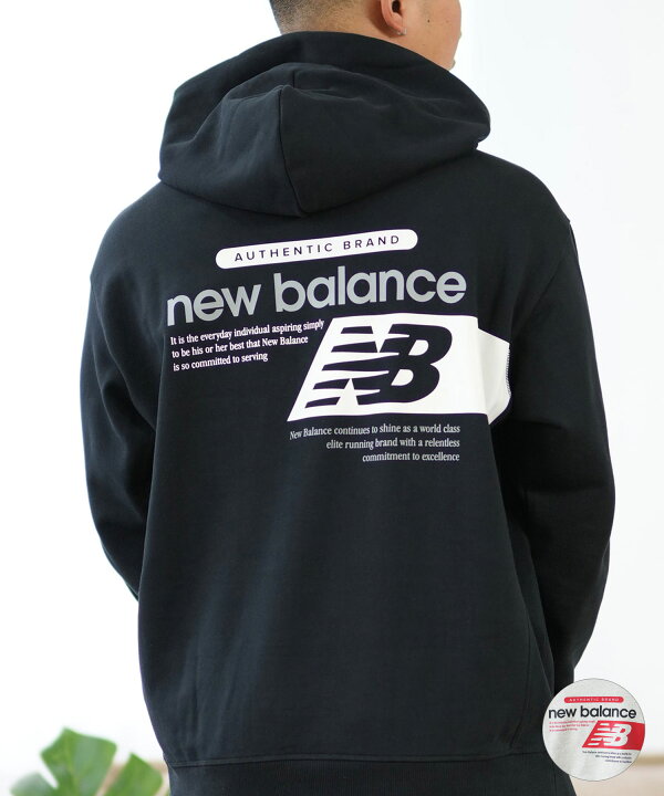 楽天市場】new balance ニューバランス パーカー プルオーバー メンズ 