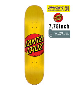 �_�G���g���[�Ń|�C���gP10�{�^ SANTA CRUZ �T���^�N���[�Y �X�P�[�g�{�[�h �f�b�L 7.75inch CLASSIC DOT