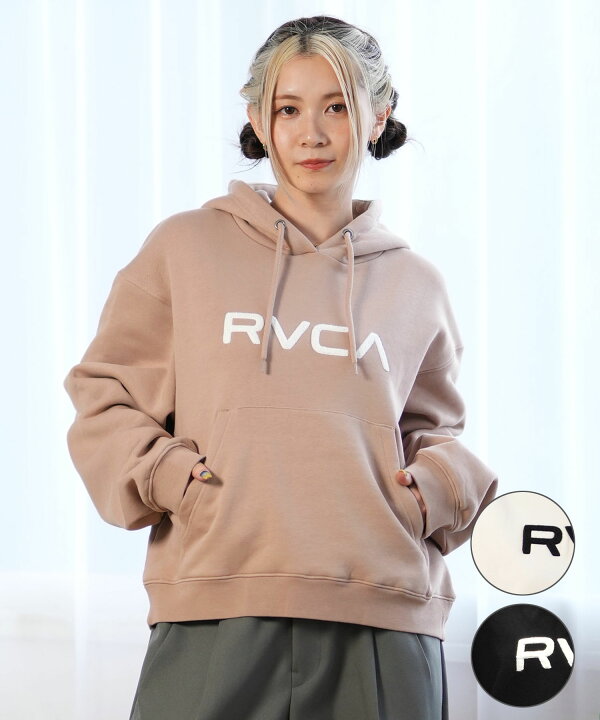 楽天市場】RVCA ルーカ パーカー レディース ロゴ プルオーバー  