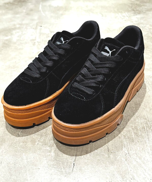 楽天市場】PUMA プーマ レディース スニーカー 厚底 PUMA RIVO SUEDE 