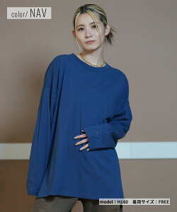 RIKKA FEMME リッカファム 長袖 Tシャツ レディース ロンT クルーネック 無地 RF24FW28