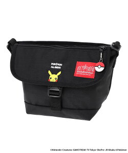 Manhattan Portage �V�����_�[�o�b�O �|�P���� �s�J�`���E Nylon Messenger Bag Flap Zipper Pocket MP1603FZPPIKACHU