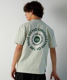 NEW ERA ニューエラ SS CT TEE CIRCLE OOTTF メンズ Tシャツ 半袖 定番 ロゴ バックプリント 14121904