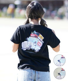 CHUMS チャムス Go Outdoor Pocket T-Shirt レディース 半袖Tシャツ ポケット バックプリント CH11-2348
