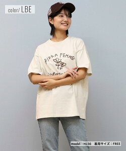 RIKKA FEMME ���b�J�t�@�� ���� T�V���c ���f�B�[�X �t�����g�v�����g �I�[�o�[�T�C�Y RF25SS11