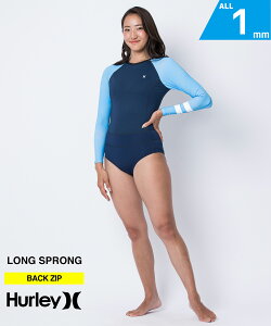 Hurley ハーレー SURF SUIT 1mm GZLSSS25 レディース ウェットスーツ ロングスプリング ムラサキスポーツ