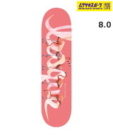 LESQUE レスケ スケートボード デッキ 8.0inch MANA X FLAMINGO GRACE ムラサキスポーツ 初心者