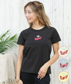 ROXY ロキシー 半袖 Tシャツ レディース ロゴ チェリー ラメ CHERRY CHERRY SS TEE RST252062M_BRJ