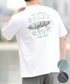 SALTY CREW ソルティークルー 半袖 Tシャツ メンズ 水陸両用 ラッシュガード バックプリント 55-235