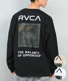 RVCA ルーカ 長袖 Tシャツ メンズ バックプリント ボックスロゴ オーバーサイズ ユニセックス BF041-153