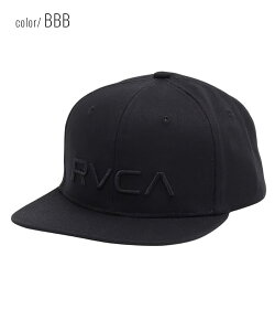 RVCA ���[�J �L���b�v ���S TWILL SNAPBACK II BF041-950