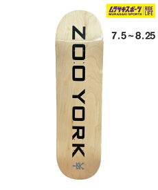 ZOOYORK ズーヨーク スケートボード デッキ 7.5〜8.2inch MURASAKIDECK ムラサキスポーツ