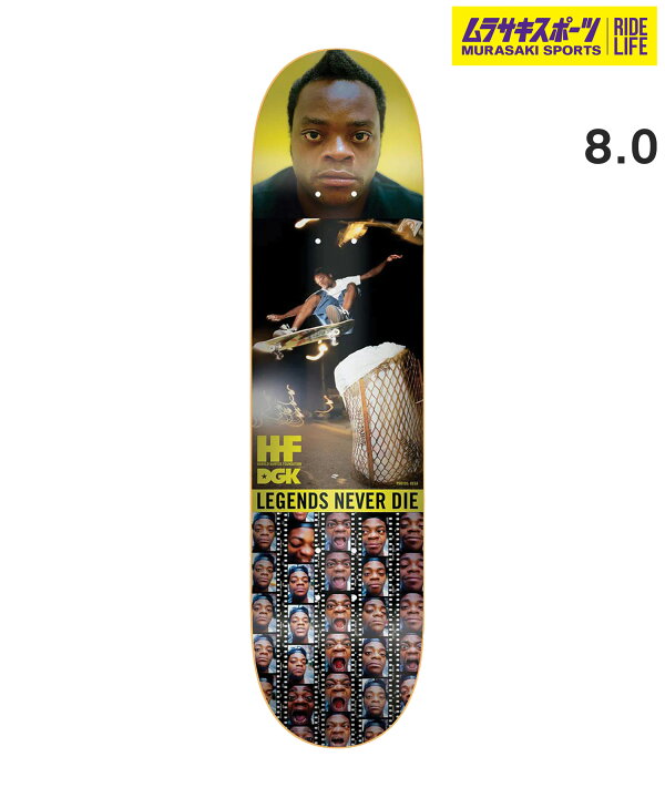 楽天市場】DGK ディージーケー スケートボード デッキ 8.0inch Street 