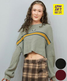 ROXY ロキシー ニット セーター レディース クロップド丈 ショート丈 ワイドシルエット HORIZON SWEATER RSR254007