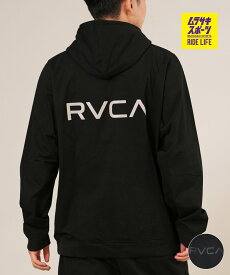 RVCA ルーカ プルオーバー パーカー メンズ スウェット フーディー ロゴ バックプリント 裏毛 セットアップ対応 BF042-P03