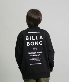 BILLABONG ビラボン トレーナー スウェット キッズ ジュニア 子供 クルーネック ロゴ バックプリント 裏毛 親子コーデ BF016-001