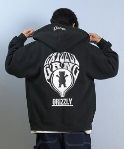 GRIZZLY �O���Y���[ �W�b�v�A�b�v �p�[�J�[ �����Y �X�E�F�b�g �t�[�f�B�[ �o�b�N�v�����g GRIZZLY GANG JIP PARKER G25FW-4305
