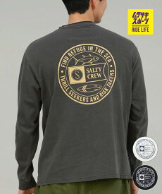 SALTY CREW ソルティークルー 長袖 Tシャツ ロンT メンズ ヘンリーネック バックプリント LEGENDS 75-061