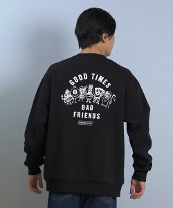 LURKING CLASS ���[�L���O�N���X �g���[�i�[ �X�E�F�b�g �����Y �N���[�l�b�N �o�b�N�v�����g ���N�� GOOD TIMES 2 CREW ST25FUM03