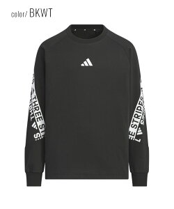 adidas アディダス 長袖 Tシャツ ロンT キッズ ジュニア ワーディングパック ルーズフィット シングルジャージー W6496
