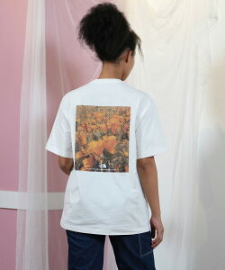 THE NORTH FACE ザ・ノース・フェイス 半袖 Tシャツ レディース バックプリント ショートスリーブピクセルプラントコットンティー NT32549