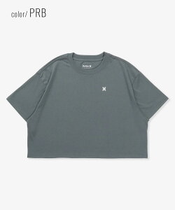 Hurley �n�[���[ ���� T�V���c ���f�B�[�X �N���b�v�h�� �V���[�g�� ICON SHORTSLEEVE CROP TEE WCSS261014