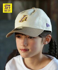 NEW ERA �j���[�G�� �L���b�v �L�b�Y �W���j�A �q�� Youth 9TWENTY NBA Mini Logo ���T���[���X�E���C�J�[�Y �N���[�� �J�[�L 14747058
