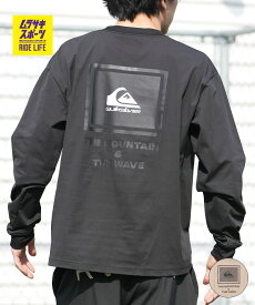 QUIKSILVER クイックシルバー 水着 ラッシュガード 長袖 Tシャツ ロンT メンズ UVカット 速乾 接触冷感 水陸両用 QLY261622M ムラサキスポーツ限定