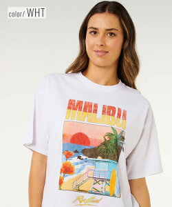 RIP CURL ���b�v�J�[�� ���� T�V���c ���f�B�[�X �I�[�o�[�T�C�Y HAYLEY O HERITAGE TEE 0MTWTE
