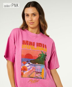 RIP CURL ���b�v�J�[�� ���� T�V���c ���f�B�[�X �I�[�o�[�T�C�Y HAYLEY O HERITAGE TEE 0MTWTE