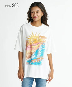 BILLABONG �r���{�� ���� T�V���c ���f�B�[�X �z������ GRAHIC LOOSE FIT COOL DRY TEE BG01C211