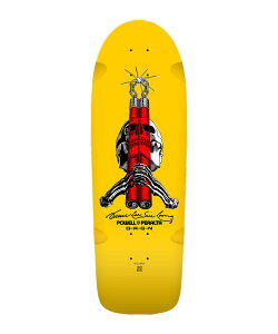 POWELL PERALTA �p�E�G�� �y�����^ �X�P�[�g�{�[�h �f�b�L 10inch BRUCE LEE SKULL&NUMCHUCK �u���[�X���[ �R���{ �X�P�{�[ �����T�L�X�|�[�c