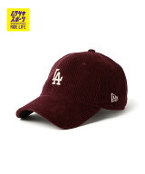 NEW ERA ニューエラ キャップ 9TWENTY Corduroy コーデュロイ ロサンゼルス・ドジャース ワイン 15137281