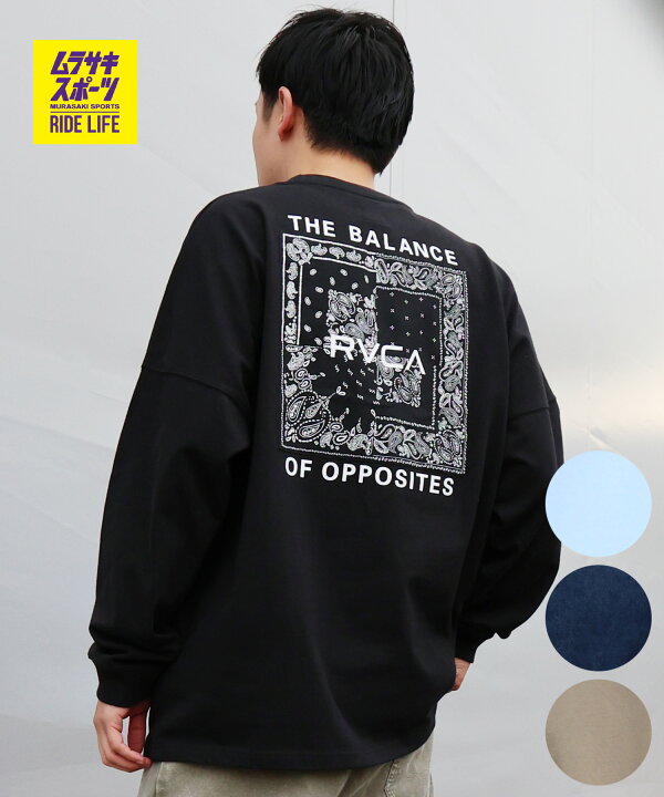 楽天市場】RVCA ルーカ 長袖 Tシャツ ロンT メンズ BANDANA BOX LONG T 