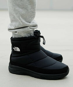 THE NORTH FACE/UEm[XEtFCX Nuptse Bootie WP Logo Short kvV u[eB EH[^[v[t S V[g fB[X u[c TNFubN×TNFubN h y ۉ NF52280 KK