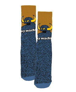 TOY MACHINE/gC}V[ \bNX C FURRY MONSTER SOCK SLATE P1018-SL