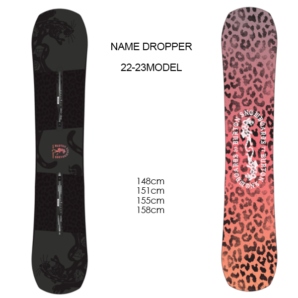 スノーボード 板 バートン NAME DROPPER LTD 148cm ジャパン公式