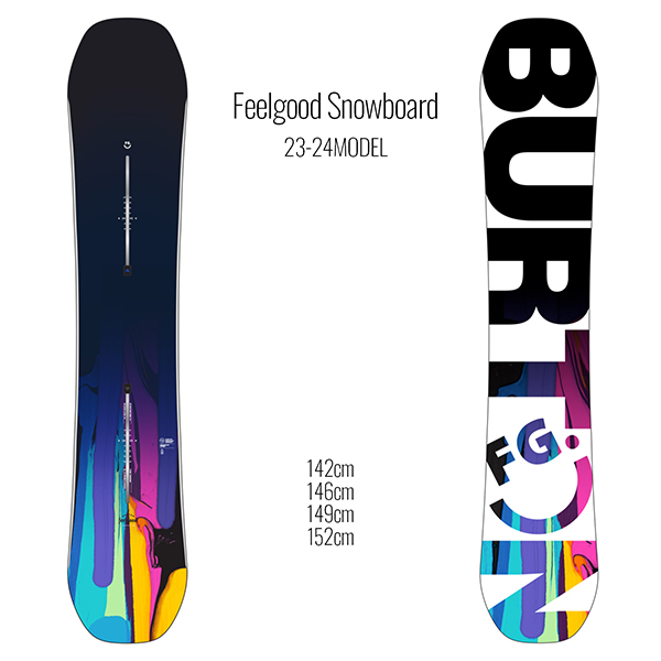スノーボード 板 レディース BURTON バートン 10691110960 Feelgood Snowboard 23-24モデル ムラサキスポーツ  KK A26 | ムラサキスポーツ楽天市場店