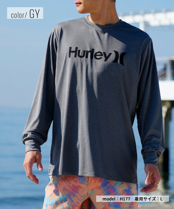 楽天市場】Hurley ハーレー MRG2310033 メンズ ラッシュガード 長袖 UV 