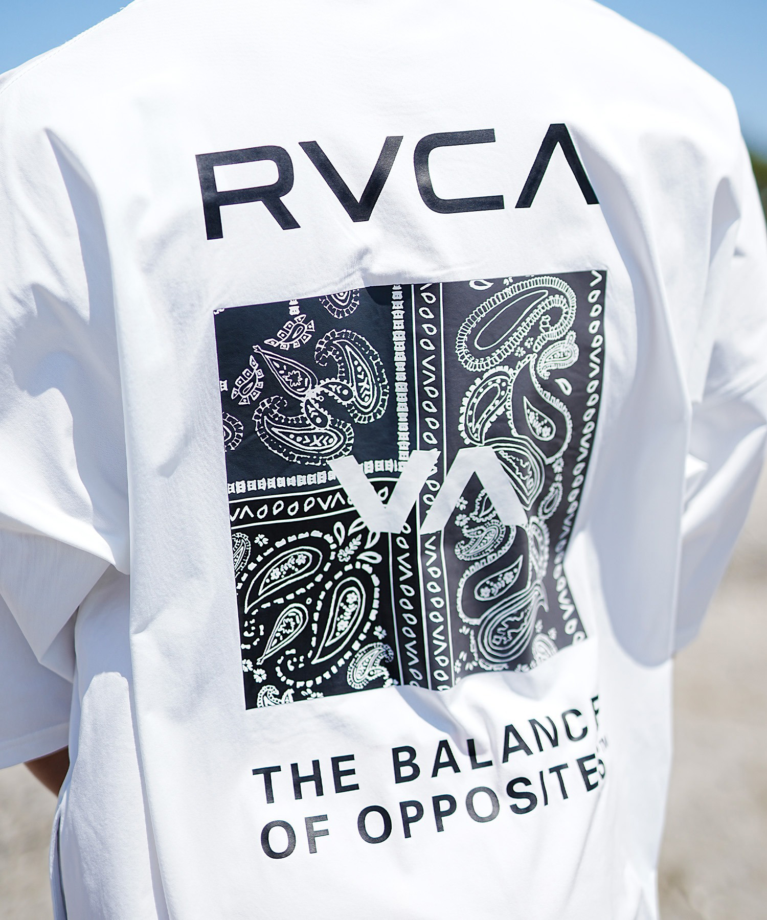 RVCA ルーカ BD041-P25 KK2 ペイズリー ラッシュTシャツ UVケア 半袖 ユーティリティ メンズ F2 ラッシュガード 水陸両用  通販