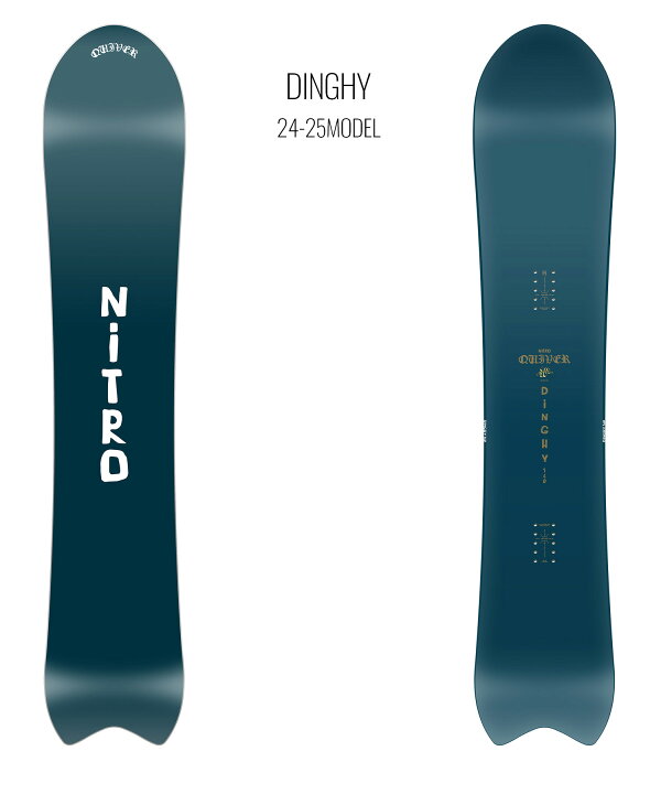 楽天市場】NITRO ナイトロ スノーボード 板 メンズ Quiver DINGHY 