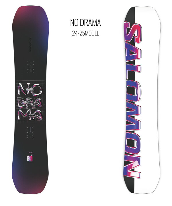 楽天市場】SALOMON サロモン スノーボード 板 レディース NO DRAMA 