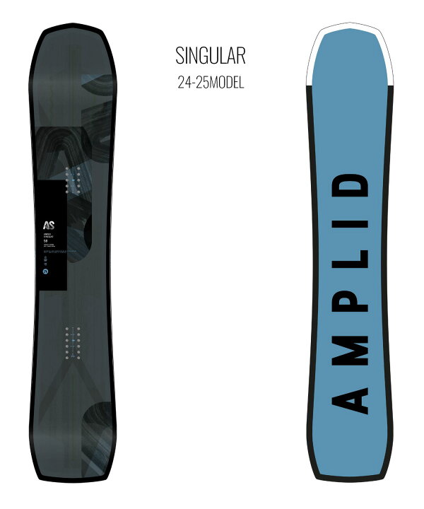 楽天市場】AMPLID アンプリッド スノーボード 板 メンズ SINGULAR  