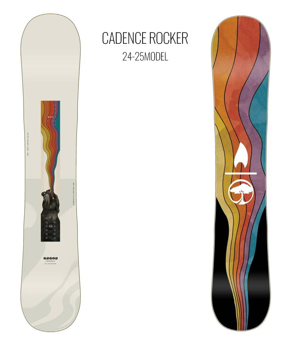 楽天市場】ARBOR アーバー スノーボード 板 レディース CADENCE ROCKER 