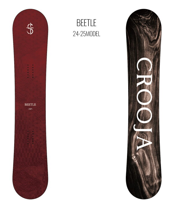 楽天市場】CROOJA クロージャ スノーボード 板 メンズ グラトリ BEETLE 